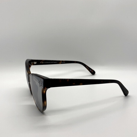 Stella Mccartney Silver Cat Eye Ladies Sunglasses New - Picture 9 of 13